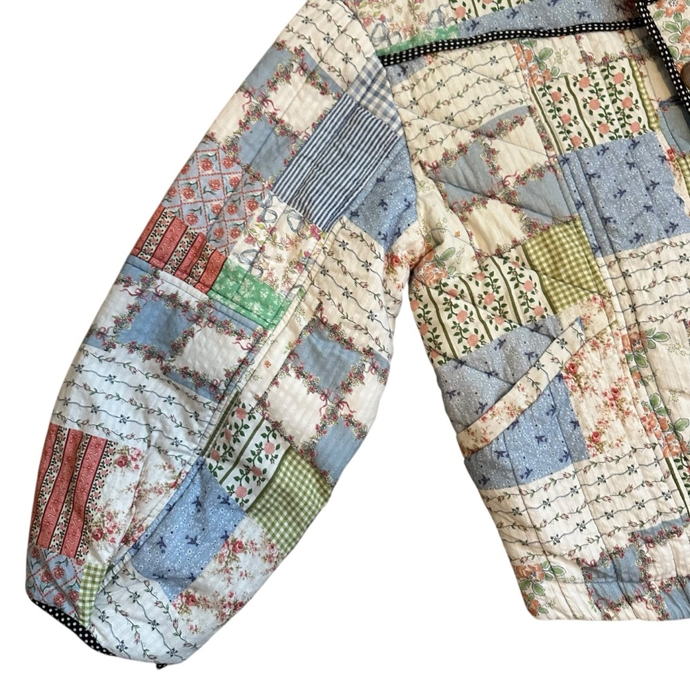 Damson Madder Macy Patchwork Quilted Jacket - Picture 6 of 17